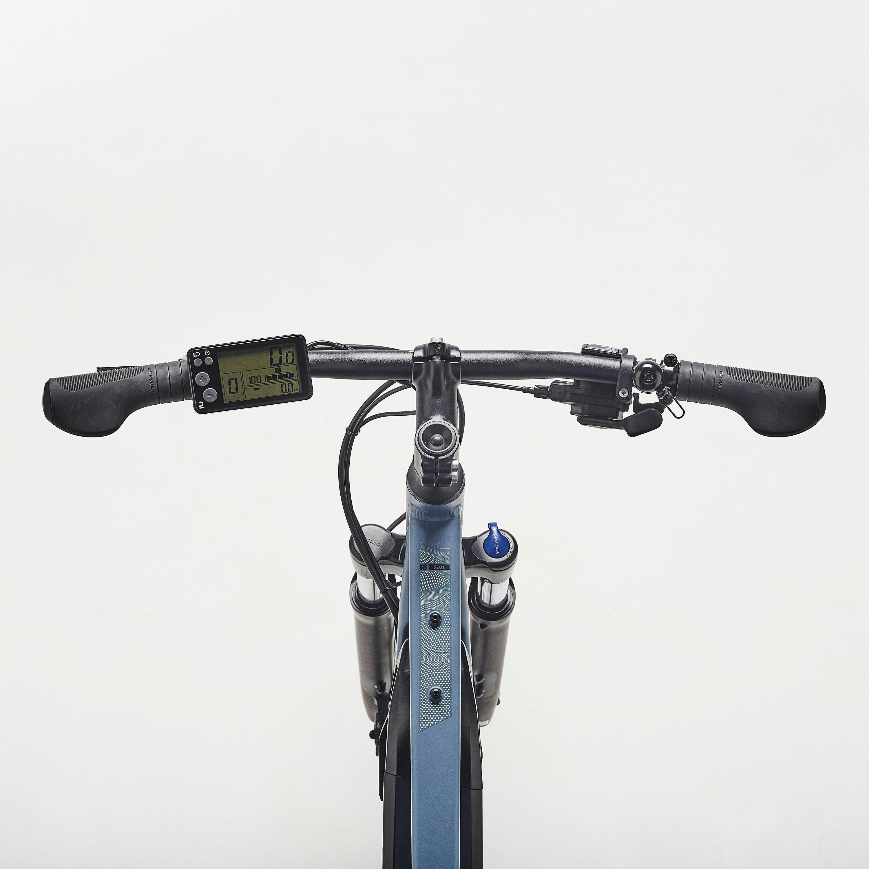 High Frame Electric Hybrid Bike Riverside 520 E - Blue 6/18