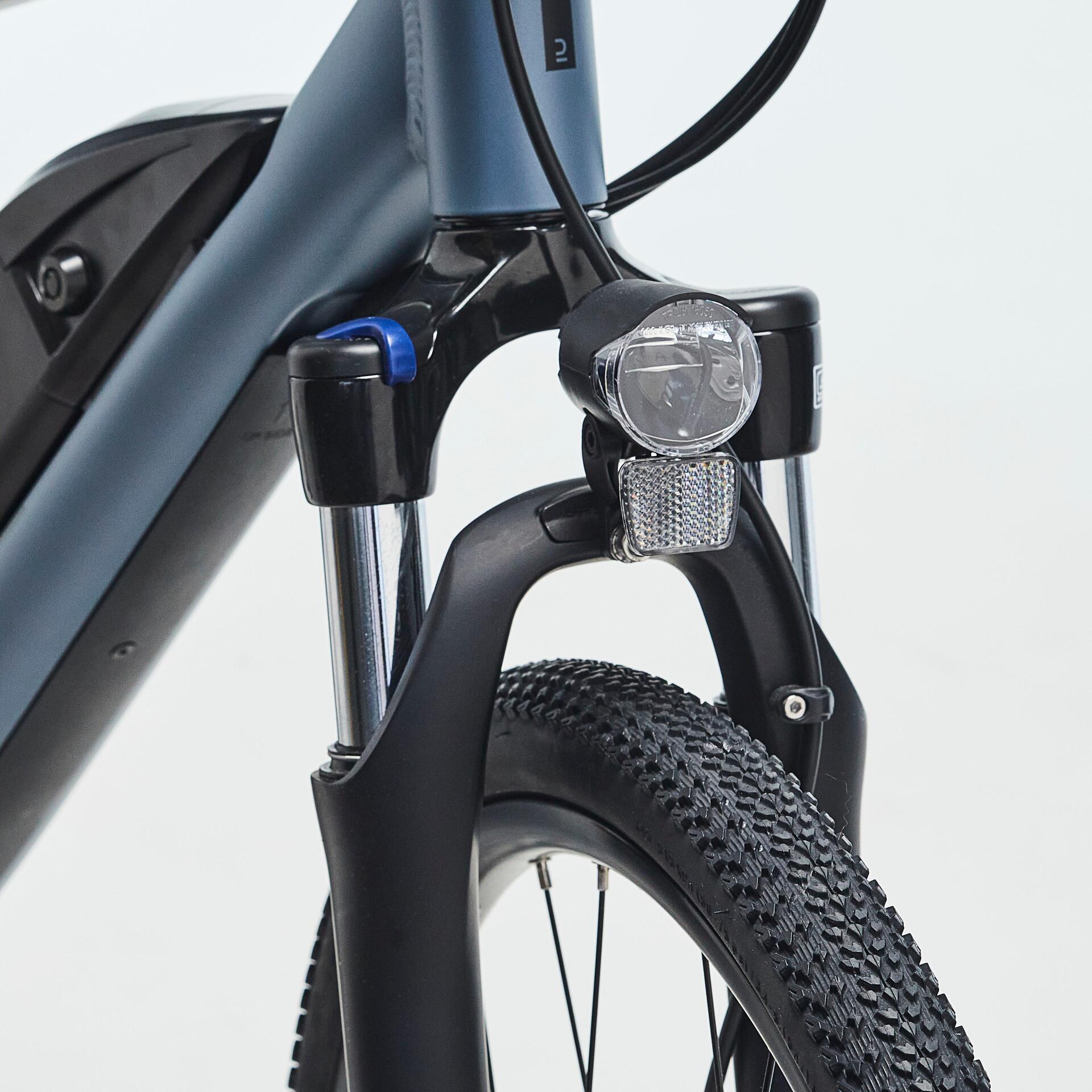 High Frame Electric Hybrid Bike Riverside 520 E - Blue | Decathlon
