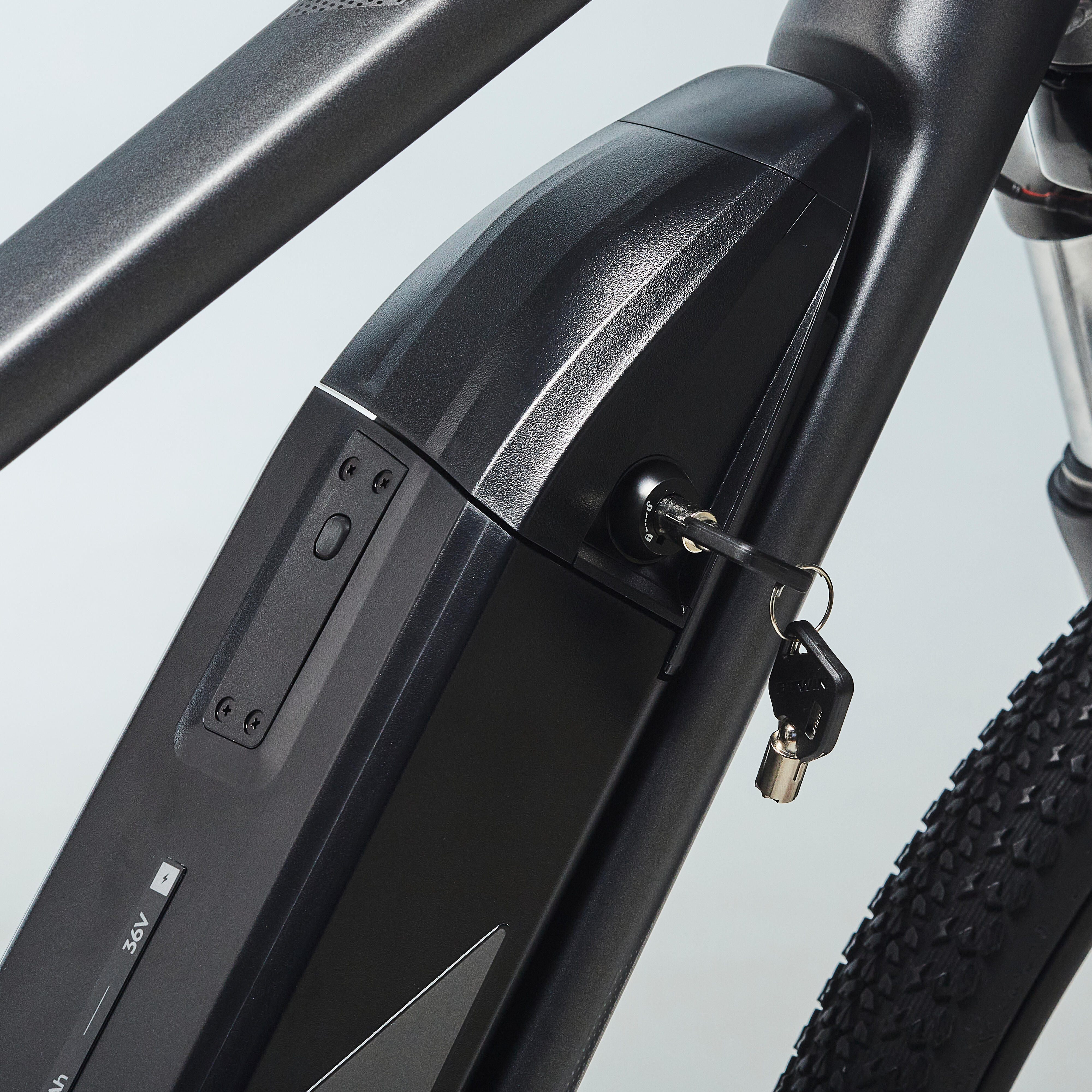 High Frame Electric Hybrid Bike Riverside 520 E Grey Decathlon