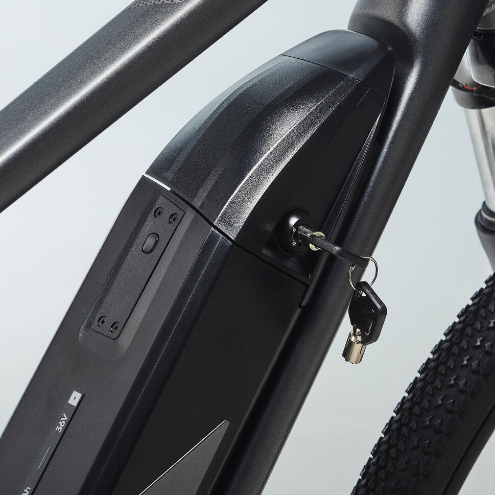Vélo tout chemin électrique cadre haut Riverside 520 E gris RIVERSIDE Decathlon