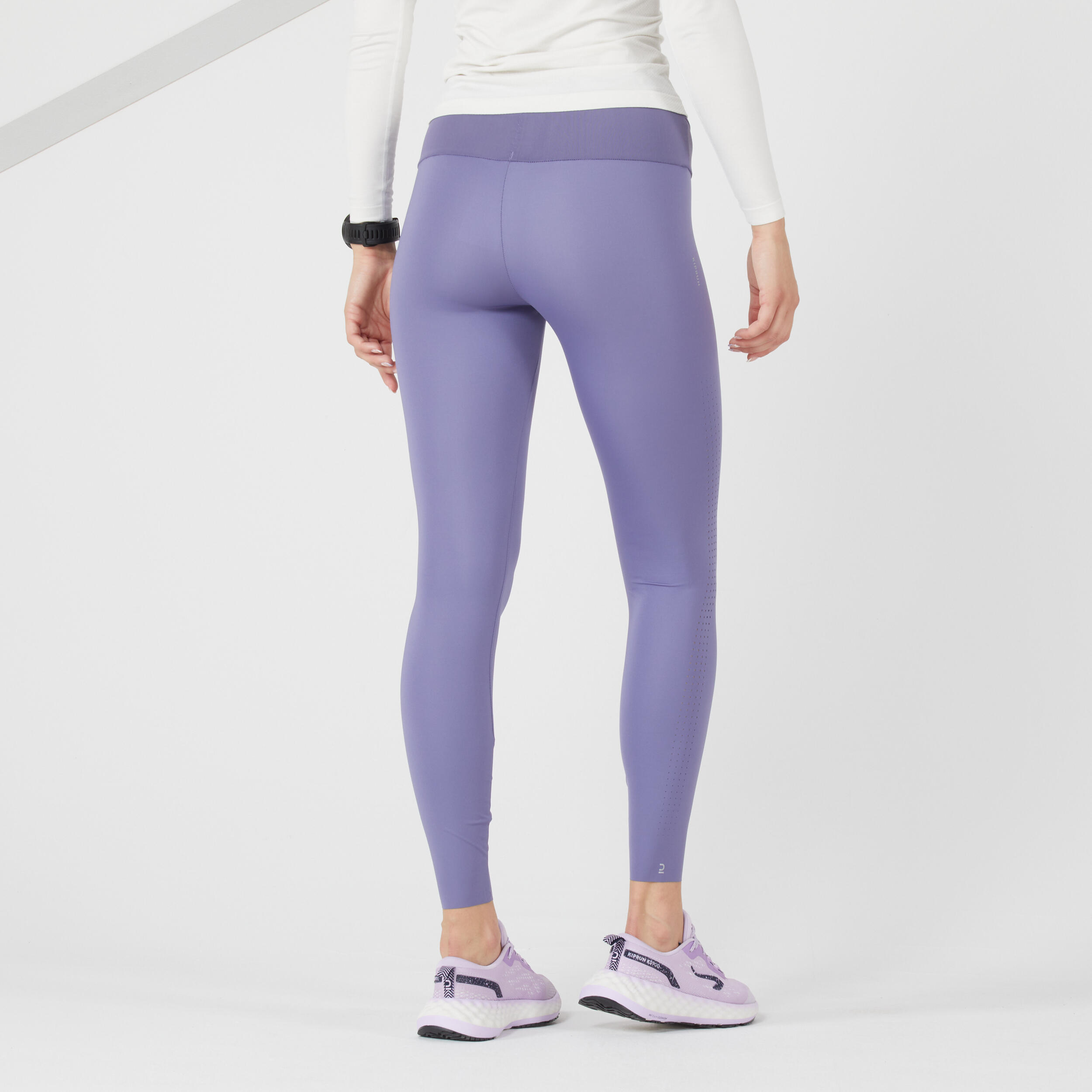 Women's Running& Trail Running Leggings KIPRUN Run 900 Light-mauve 11/18