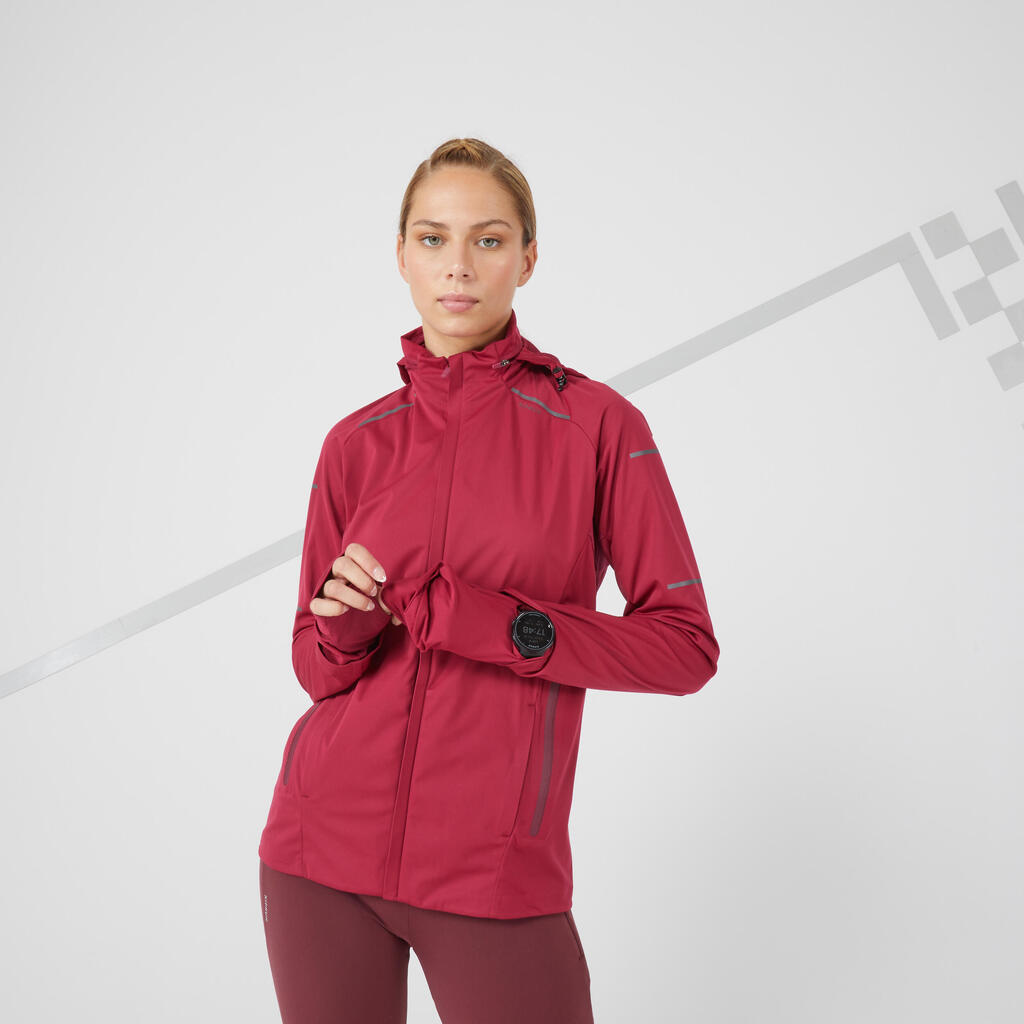 WARM REGUL WOMEN'S RUNNING JACKET BLUE