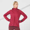 WARM REGUL WOMEN'S RUNNING JACKET BURGUNDY