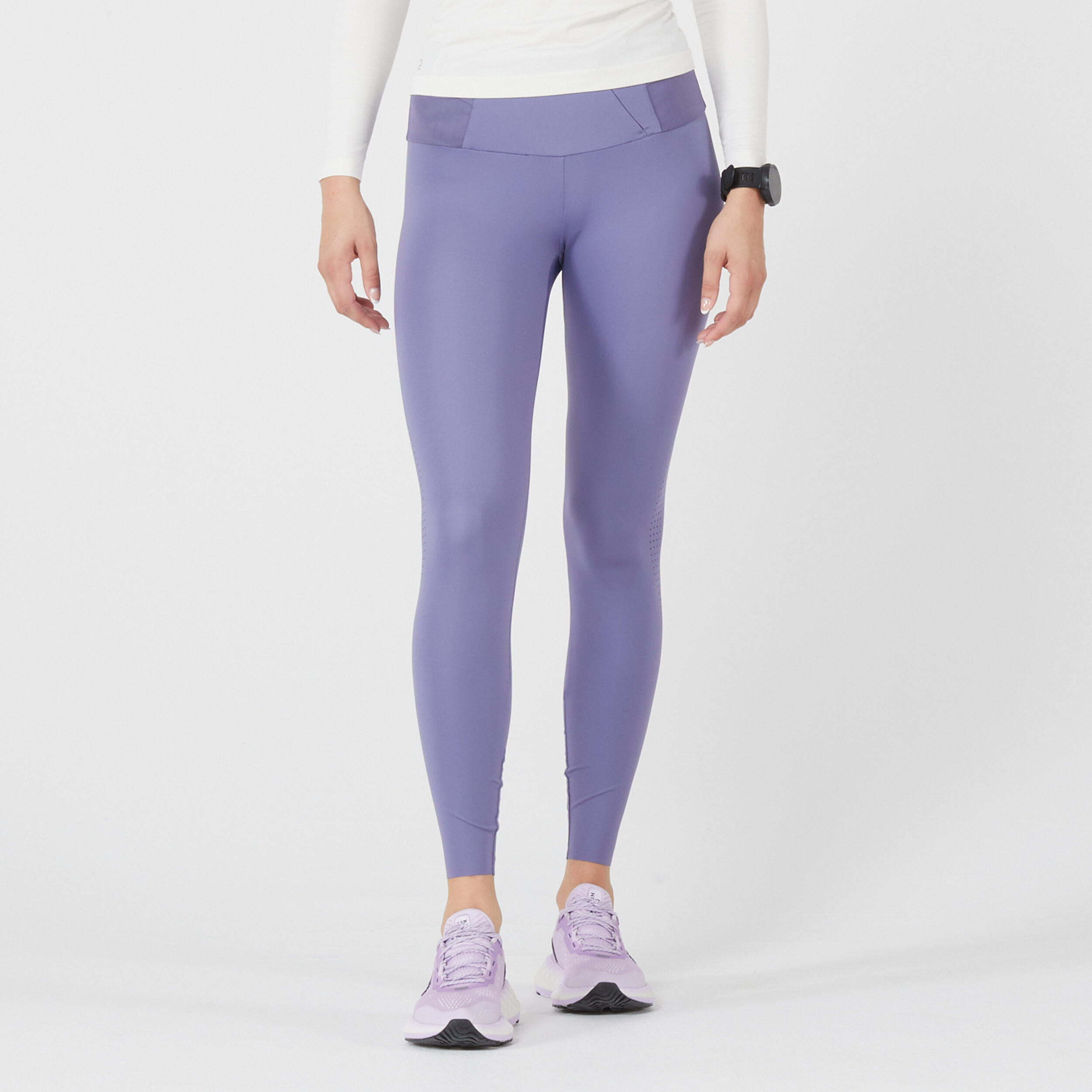 Women's Running& Trail Running Leggings KIPRUN Run 900 Light-mauve 10/18