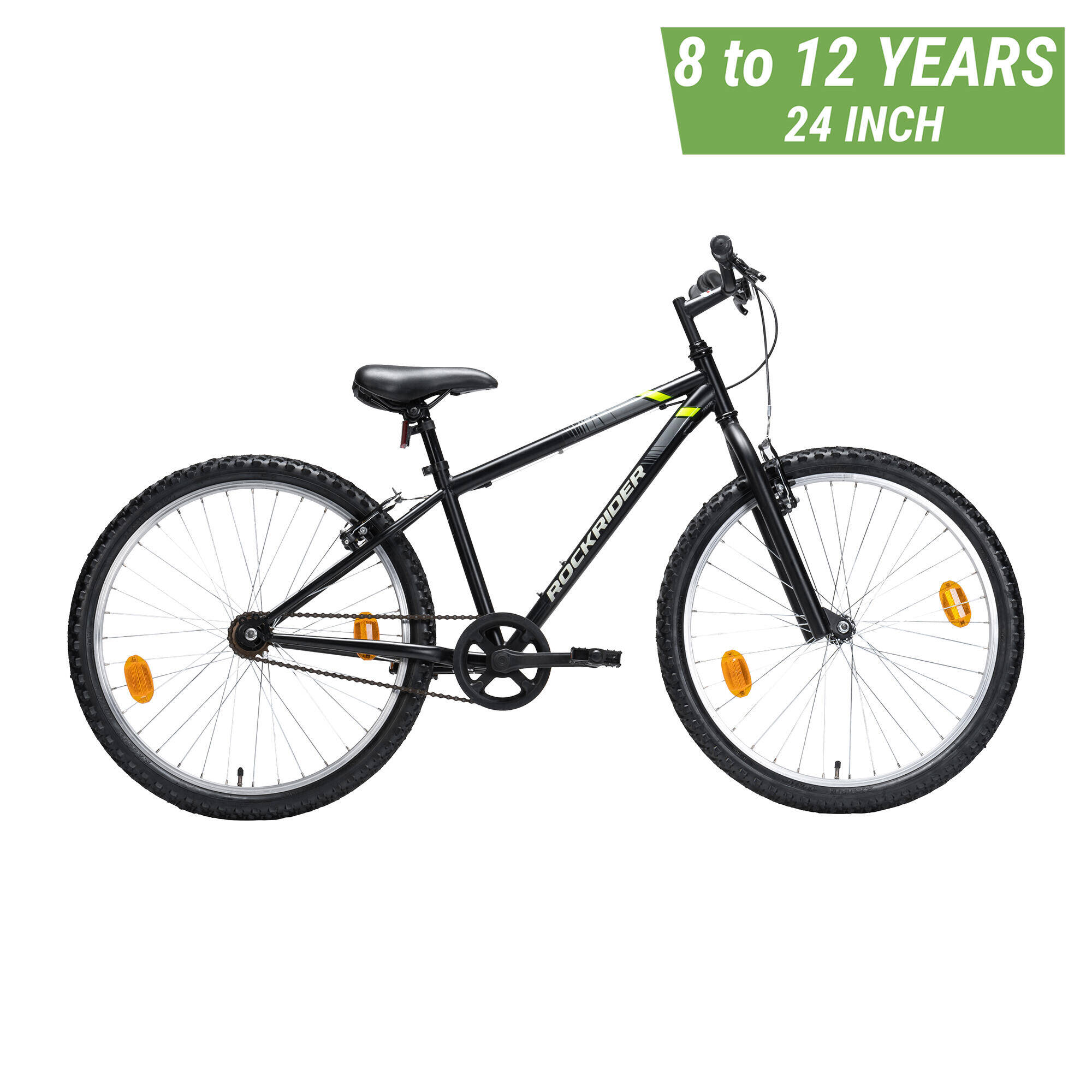 Kids Cycle Rockrider ST50 8 - 12 years (24 inch) - Black -  4