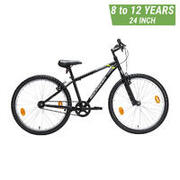 Kids Cycle Rockrider ST50 8 - 12 years (24 inch) - Black