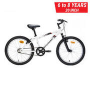 Kids Cycle ST100 6 - 8 years (20inch) White