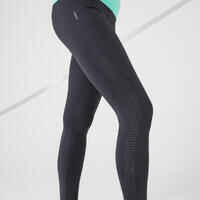 Women's Running& Trail Running Leggings KIPRUN Run 900 Light-black