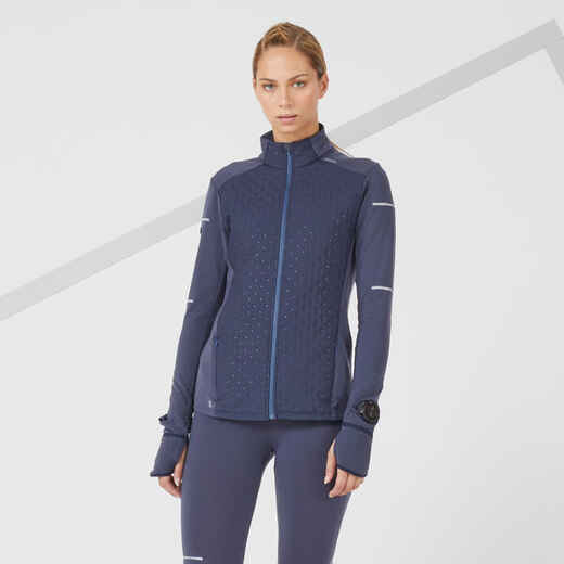 
      Moteriška žieminė bėgimo striukė „Kiprun Warm“, juoda, mėlyna
  