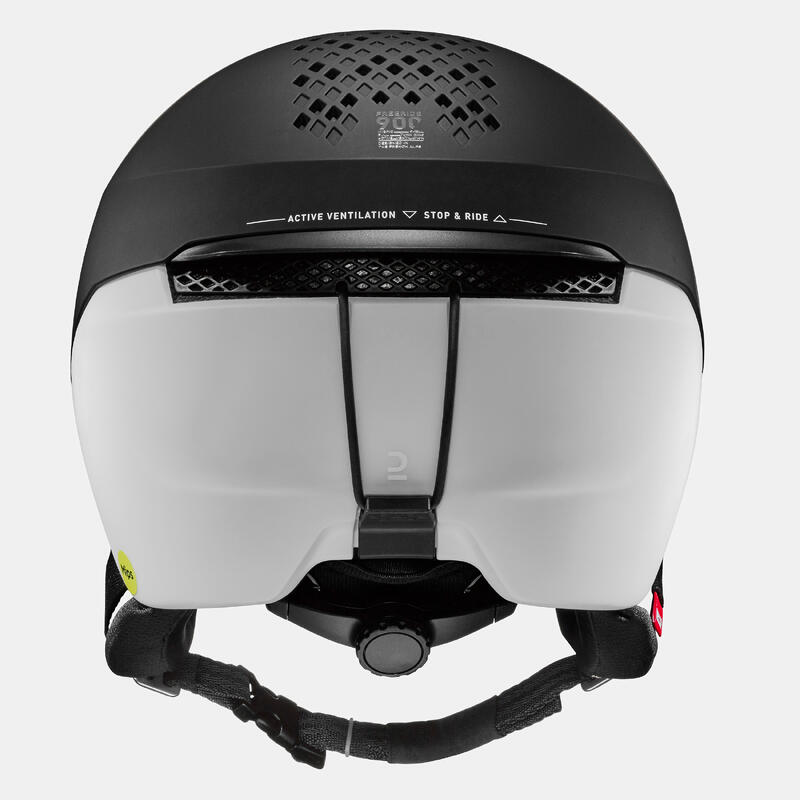 Casco sci freeride adulto FR900 MIPS nero bianco