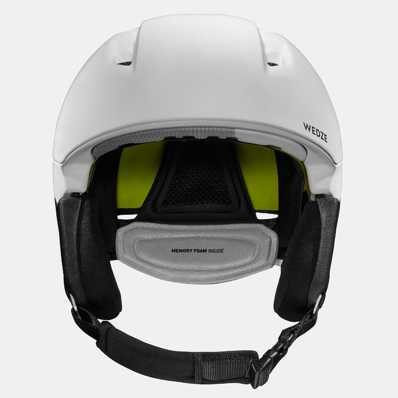 Casco sci adulto 900 MIPS bianco e nero