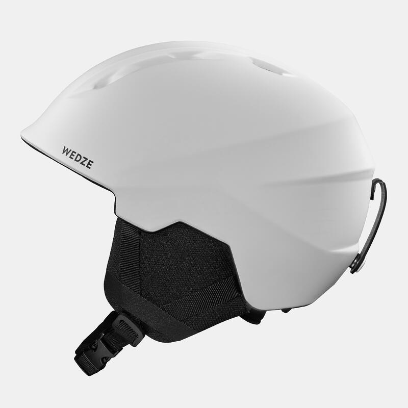 滑雪安全帽 H-PST 500 白色霧面