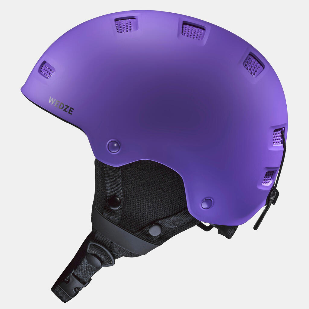 Skihelm Erwachsene Kinder - H-FS 300 rosa glitzer