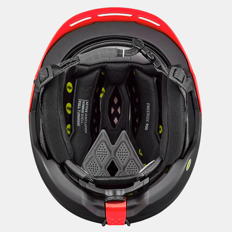 Yetişkin Kayak Kaskı - Kırmızı/Siyah - FR 900 Mips