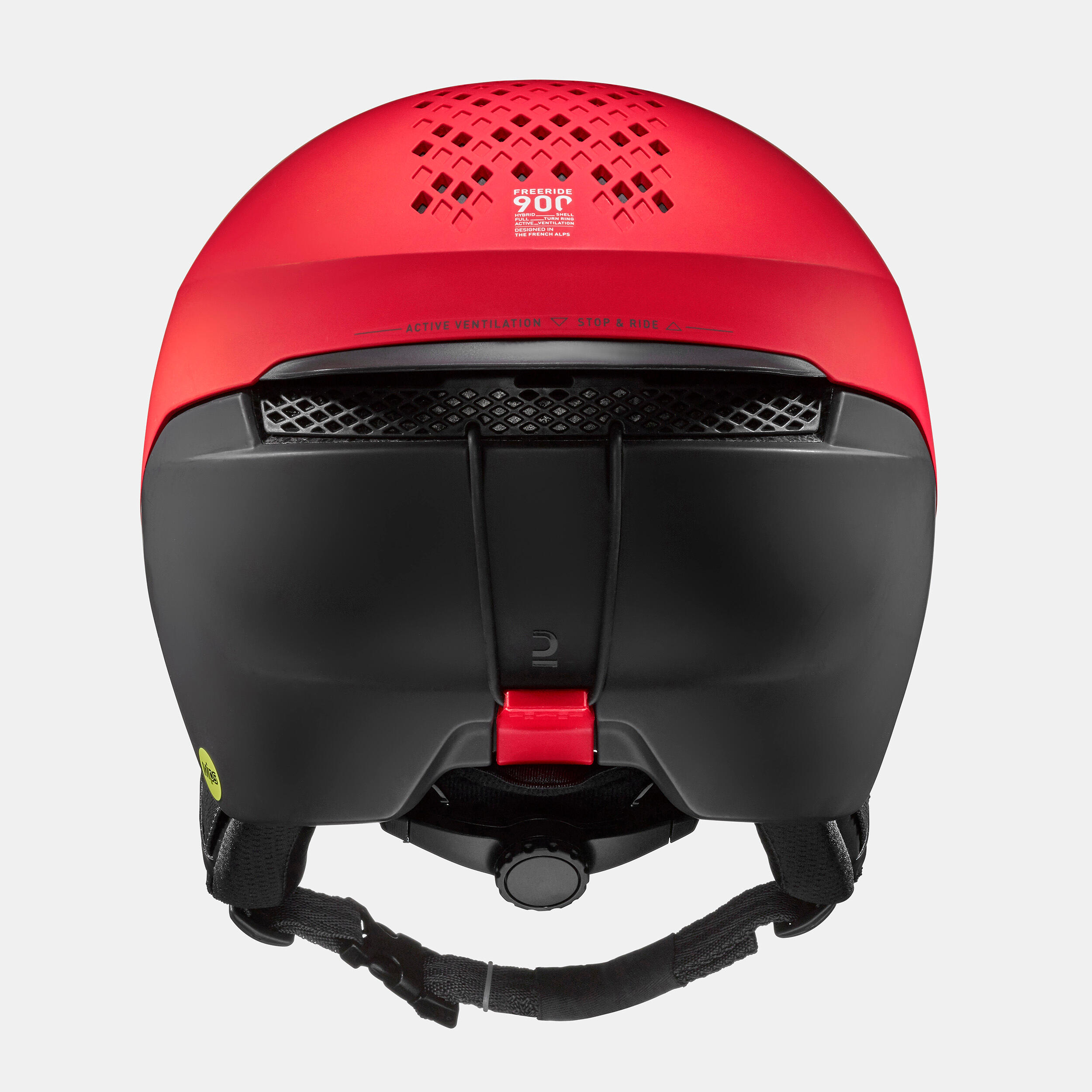 Adult Freeride Ski Helmet FR 900 MIPS - Red/Black 7/12
