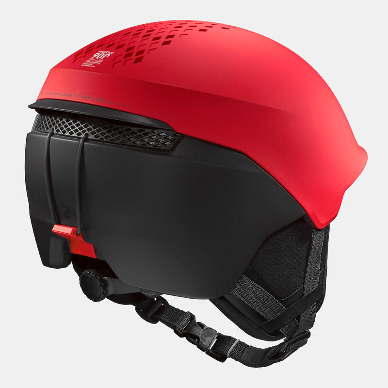 Capacete de Ski Freeride adulto - FR 900 Mips - Vermelho preto