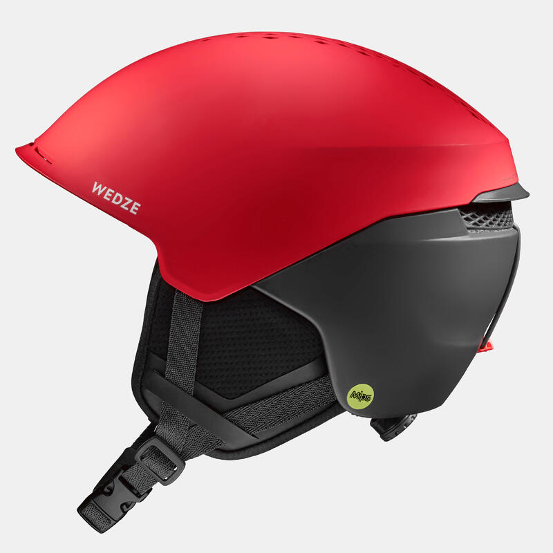 Capacete de Ski Freeride adulto - FR 900 Mips - Vermelho preto