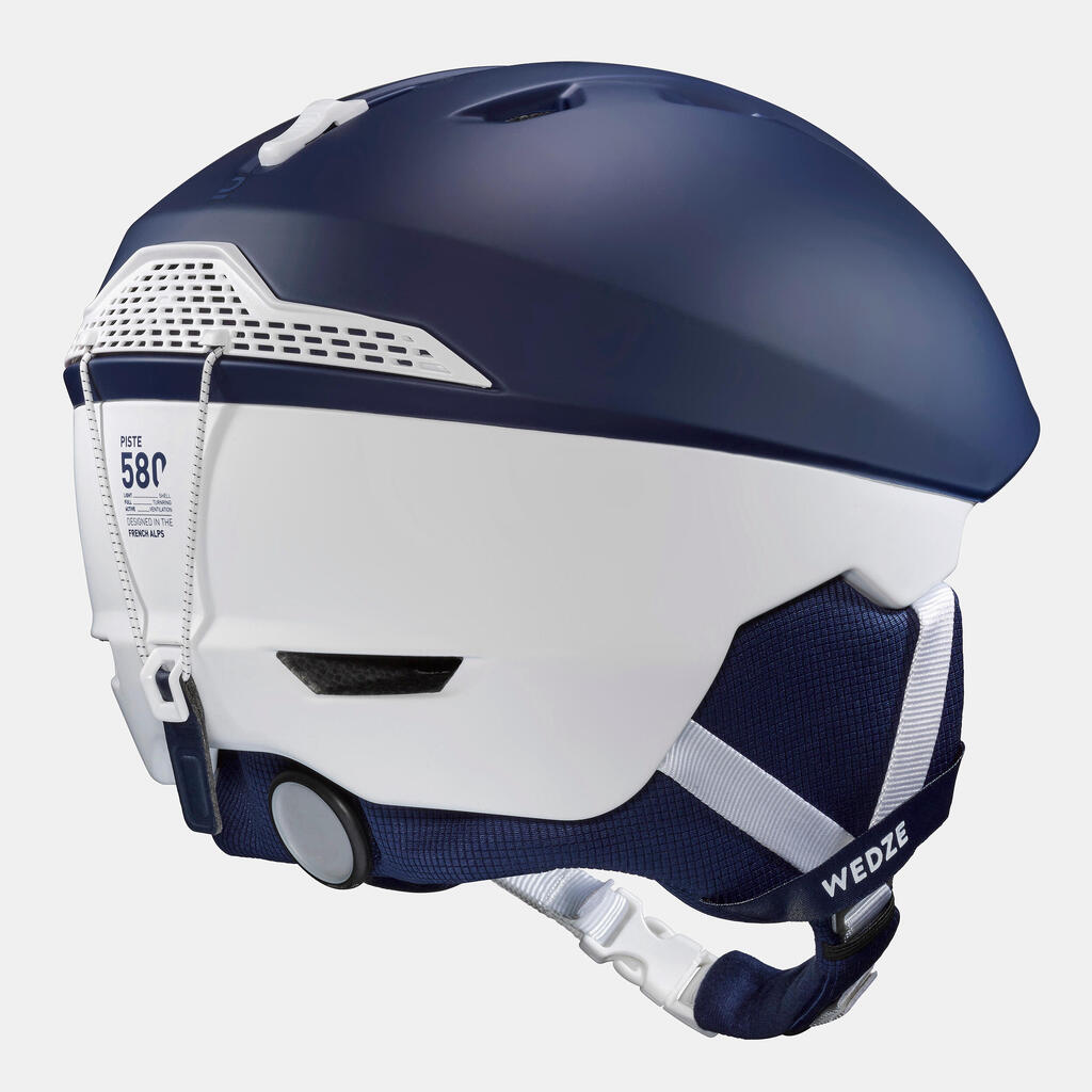 Skihelm Erwachsene - PST 580 weiss/schwarz