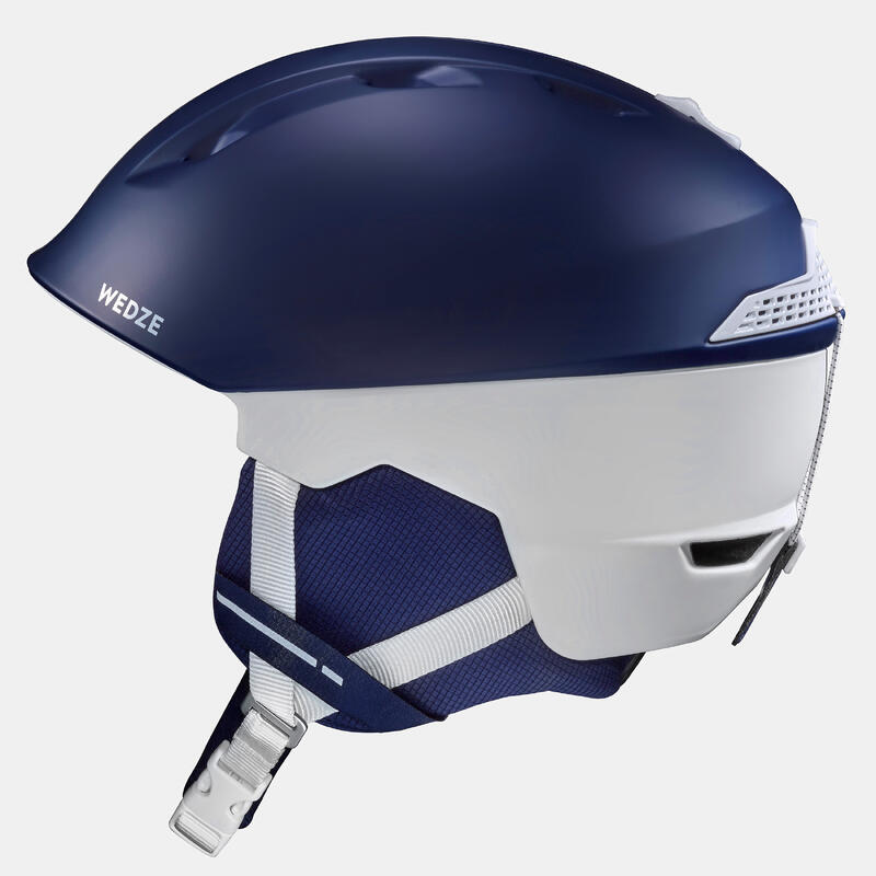 Casco sci adulto 580 blu e bianco