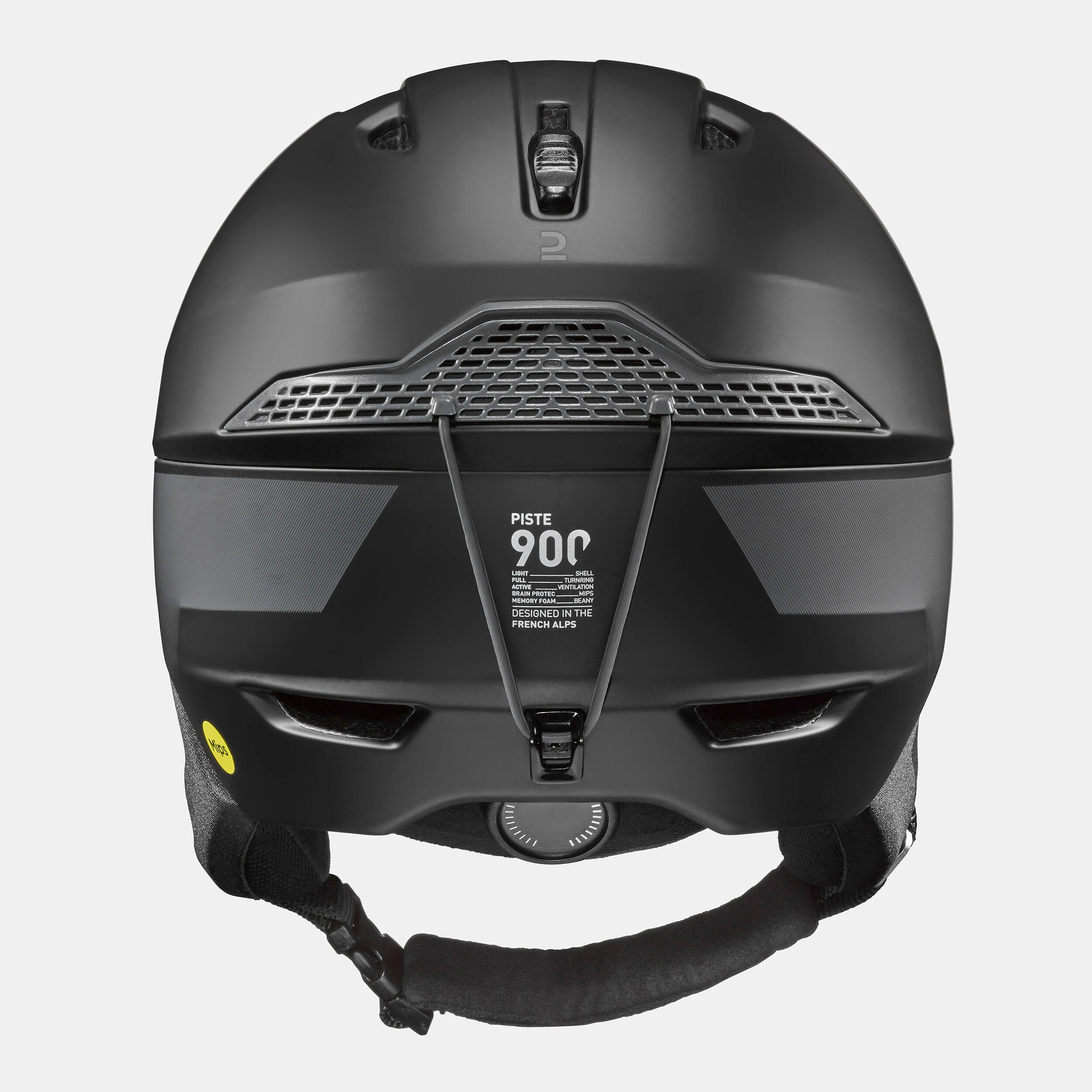 Ski Helmet with MIPS System -PST 900 Black - WEDZE