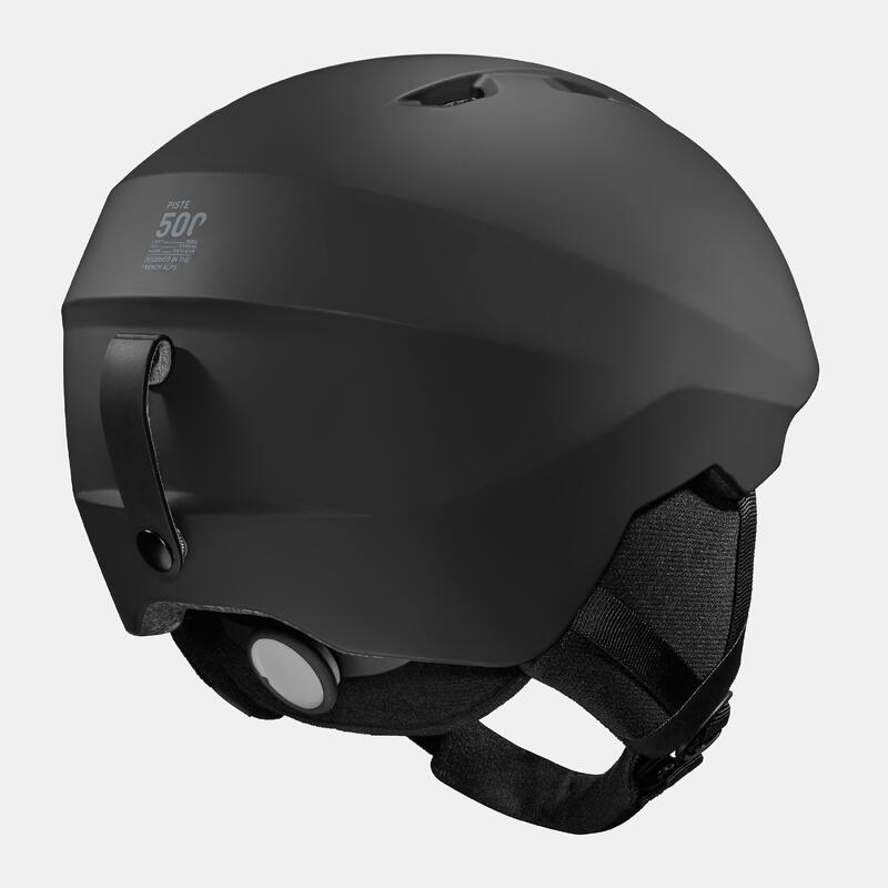 SKIHELM VOOR VOLWASSENEN PST 500 ZWART