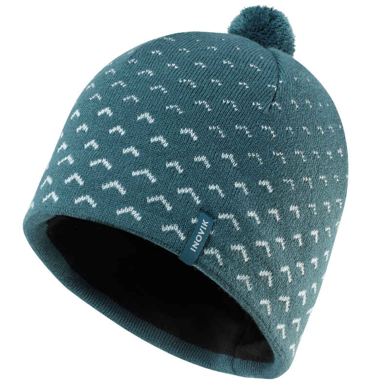 Adult Crosscountry Skiing Hat 100 Blue Decathlon