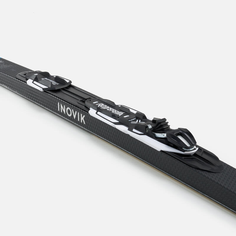 Esquís de fondo clásico con pieles + Fijación Rottefella Adulto Inovik XC S500