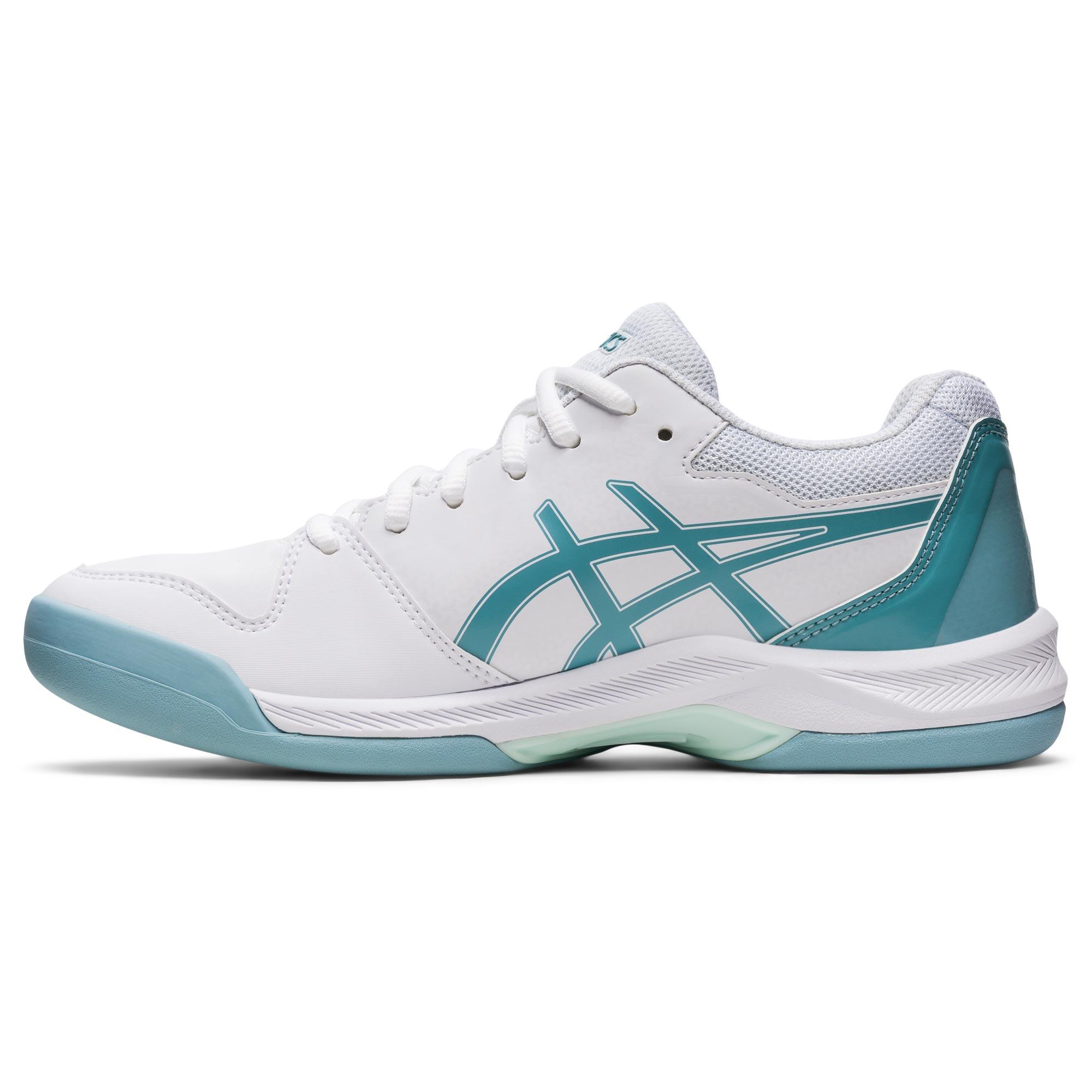 Tennisschoenen voor tapijt voor dames Gel Dedicate ijsblauw | ASICS |  Decathlon.nl