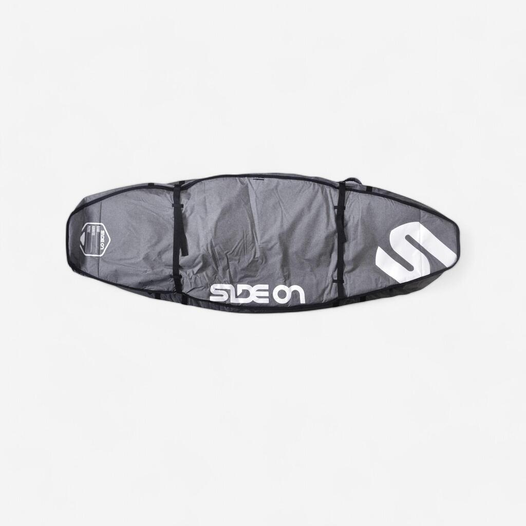 Boardbag Windsurfboard Doppelhülle 10 mm 245/65 Side On grau/weiss