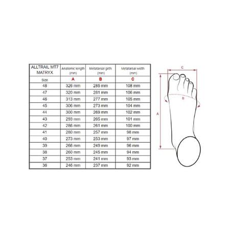 Ботинки для треккинга водонепр. мужские MATRYX® и VIBRAM® ALLTRAIL MT7