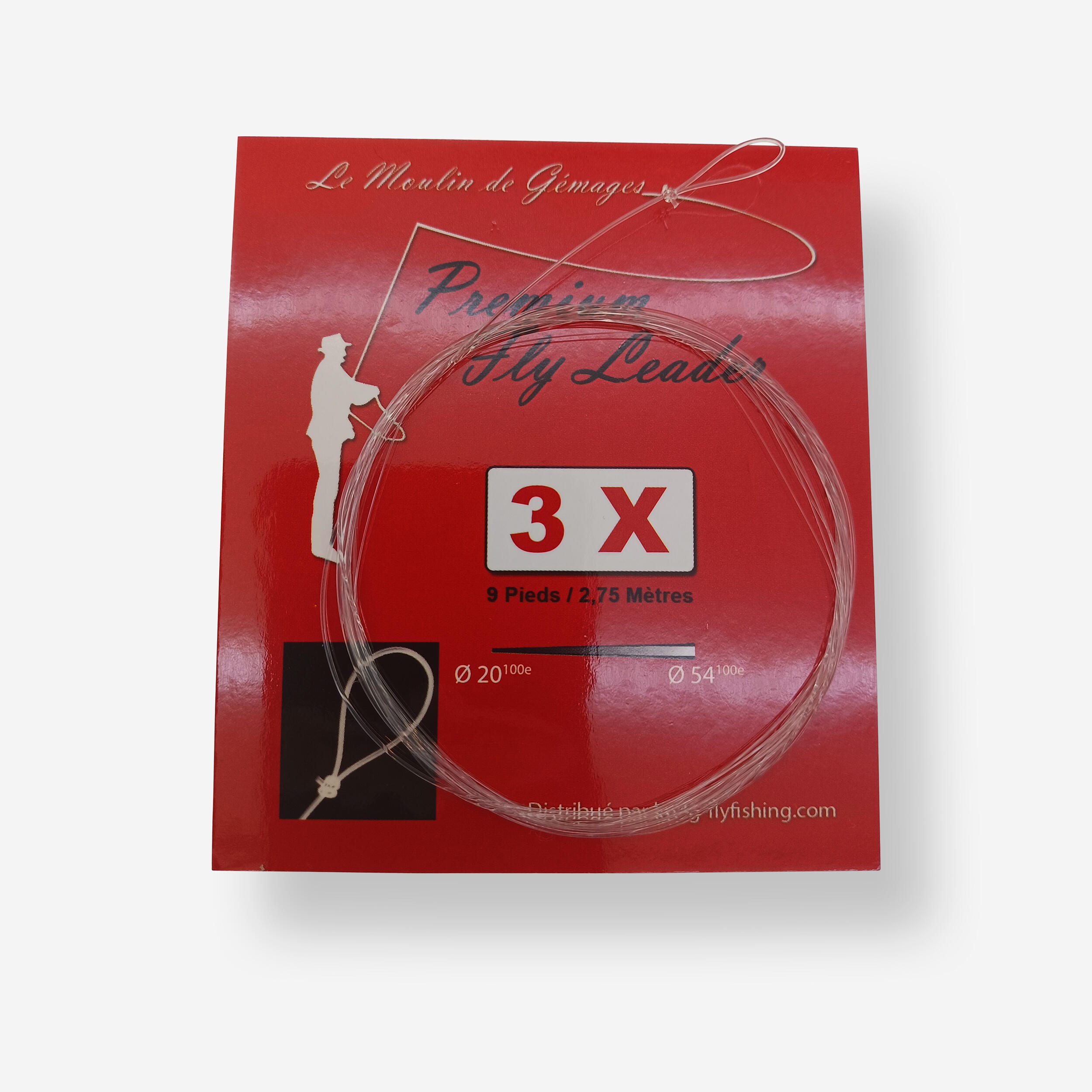 Decathlon | Terminale pesca mosca 3X 20/100 |  Le Moulin De Gemages