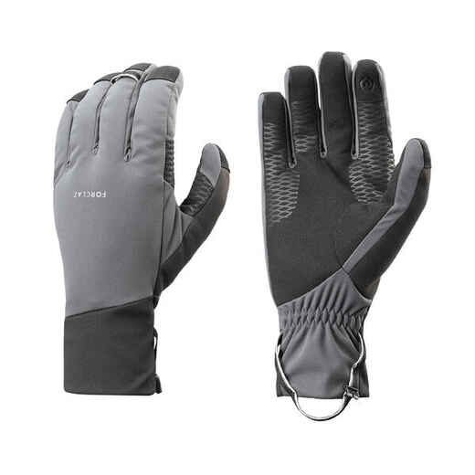Handschuhe Erwachsene winddicht touchscreenfähig Bergwandern – MT900 grau