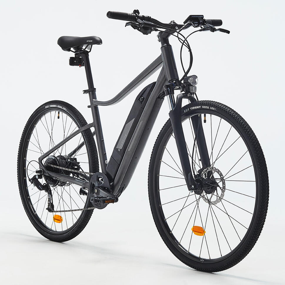 Rower elektryczny trekkingowy Riverside 520 E wysoka rama