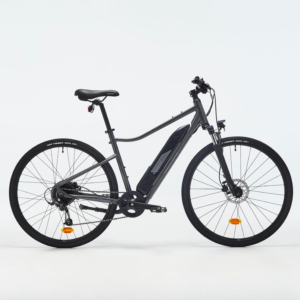 Elektriskais hibrīdvelosipēds “riverside 520 e”, pelēks