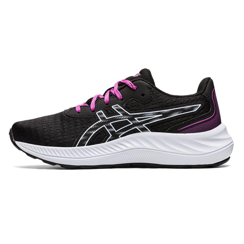 Laufschuhe Asics Gel Excite 9 GS Kinder schwarz/rosa