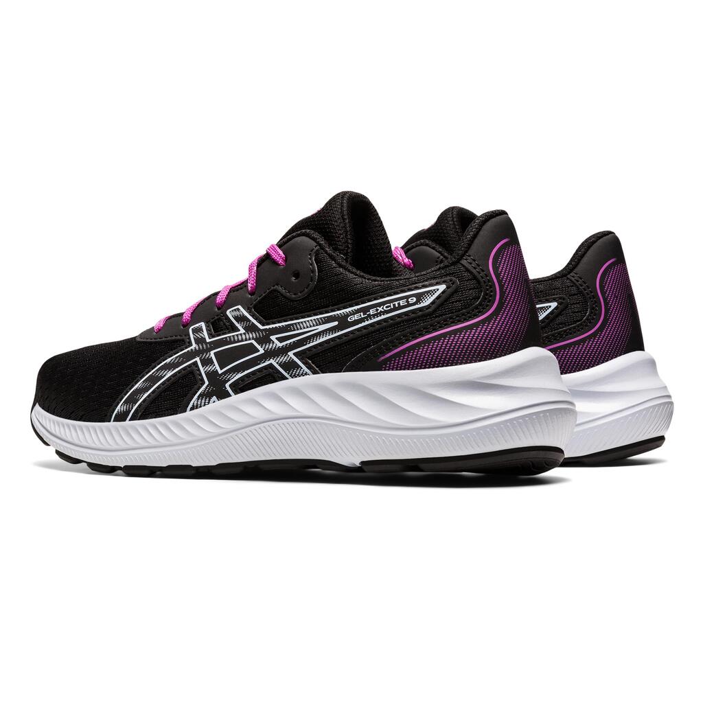 Laufschuhe Asics Gel Excite 9 GS Kinder schwarz/rosa