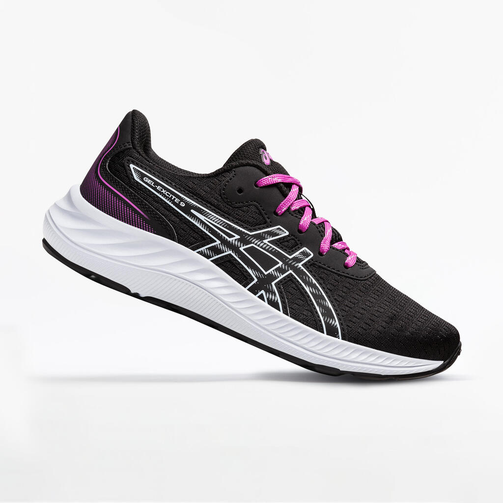 Laufschuhe Asics Gel Excite 9 GS Kinder schwarz/rosa