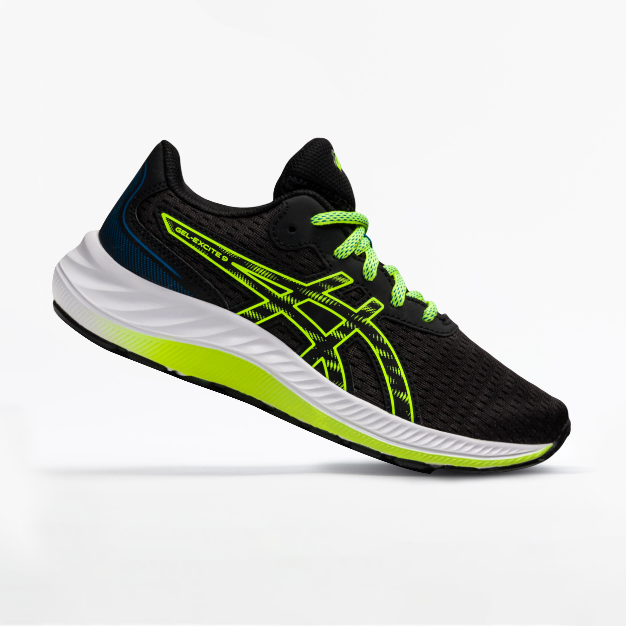 ASICS Hardloopschoenen voor kinderen Gel Excite 9 GS zwart/geel | Decathlon