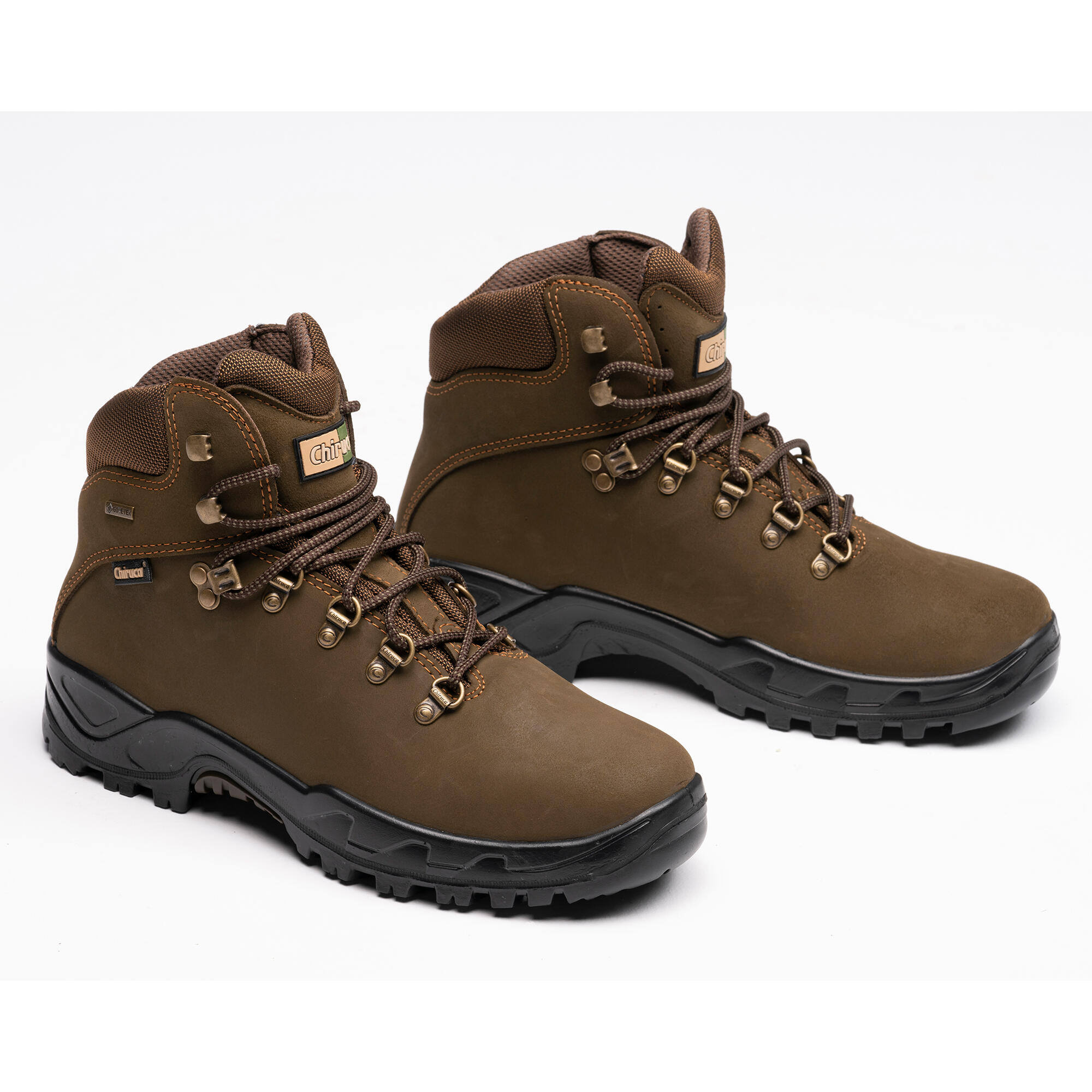 Bota De Caza Chiruca Braco Hombre Impermeable Gore Tex Serraje 3/8