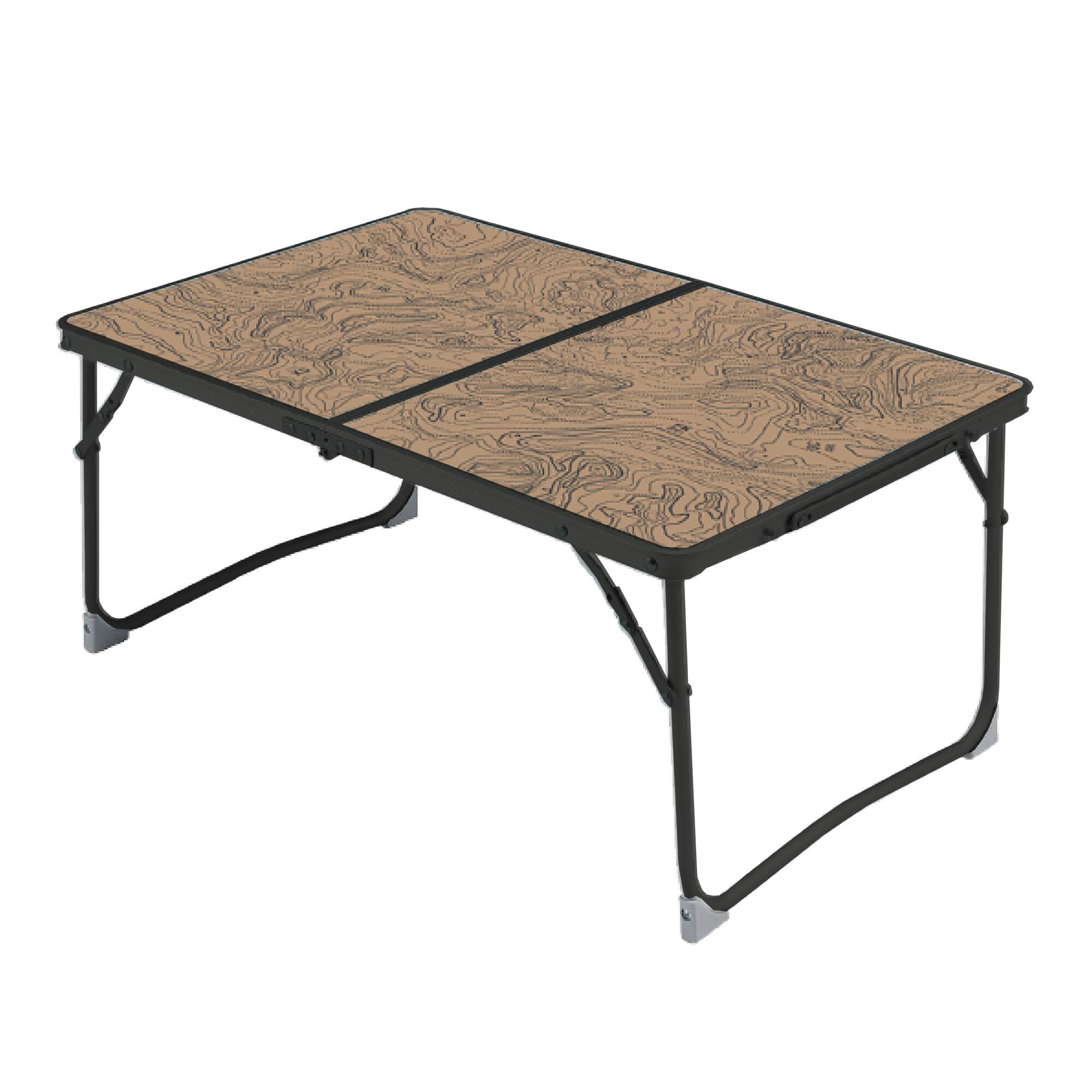 LOW FOLDING CAMPING TABLE MH100 BEIGE Decathlon