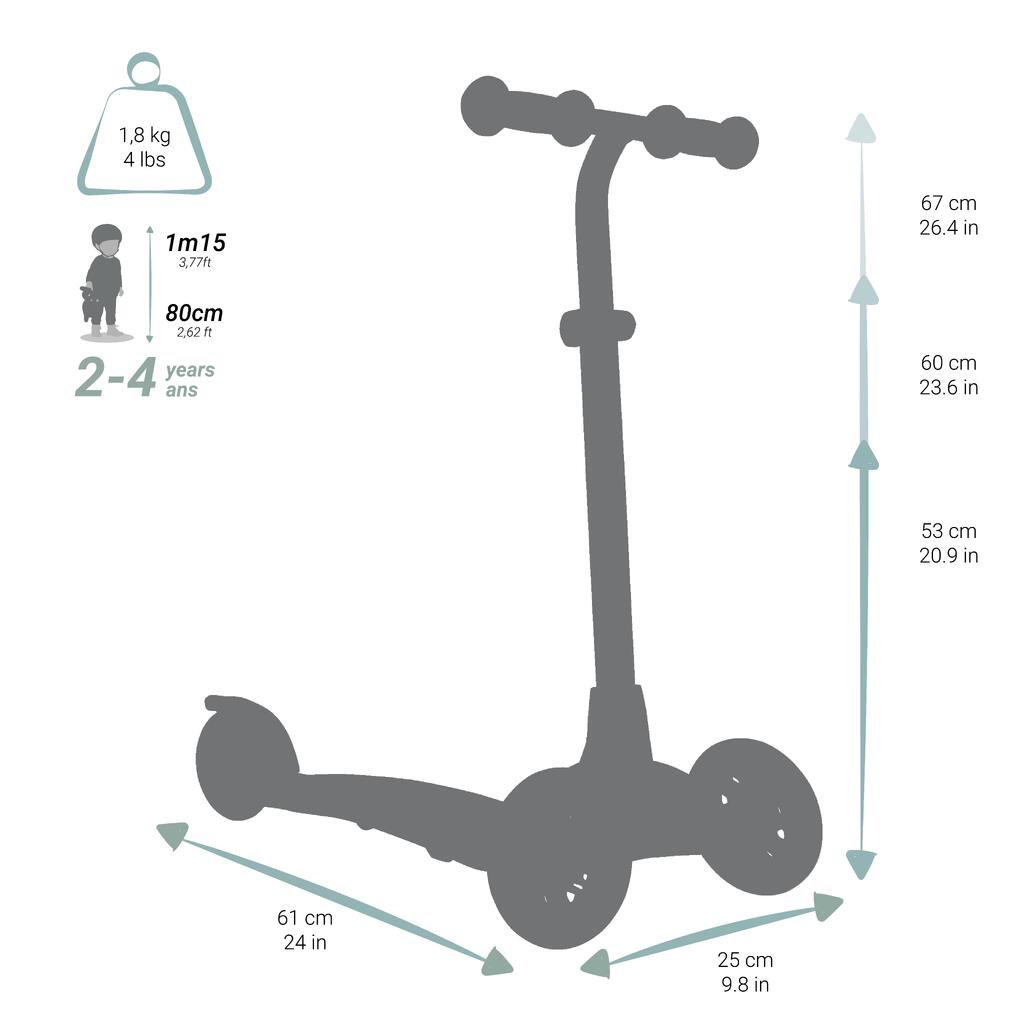 TROTTINETTE 3 ROUES ENFANT B1 STRUCTURE NUE