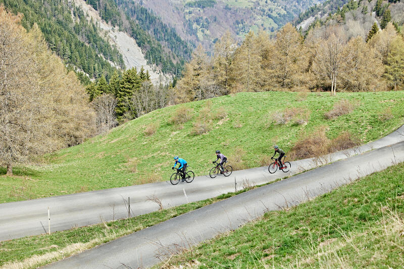 Kurtka rowerowa szosowa Van Rysel Racer zimowa długi rękaw