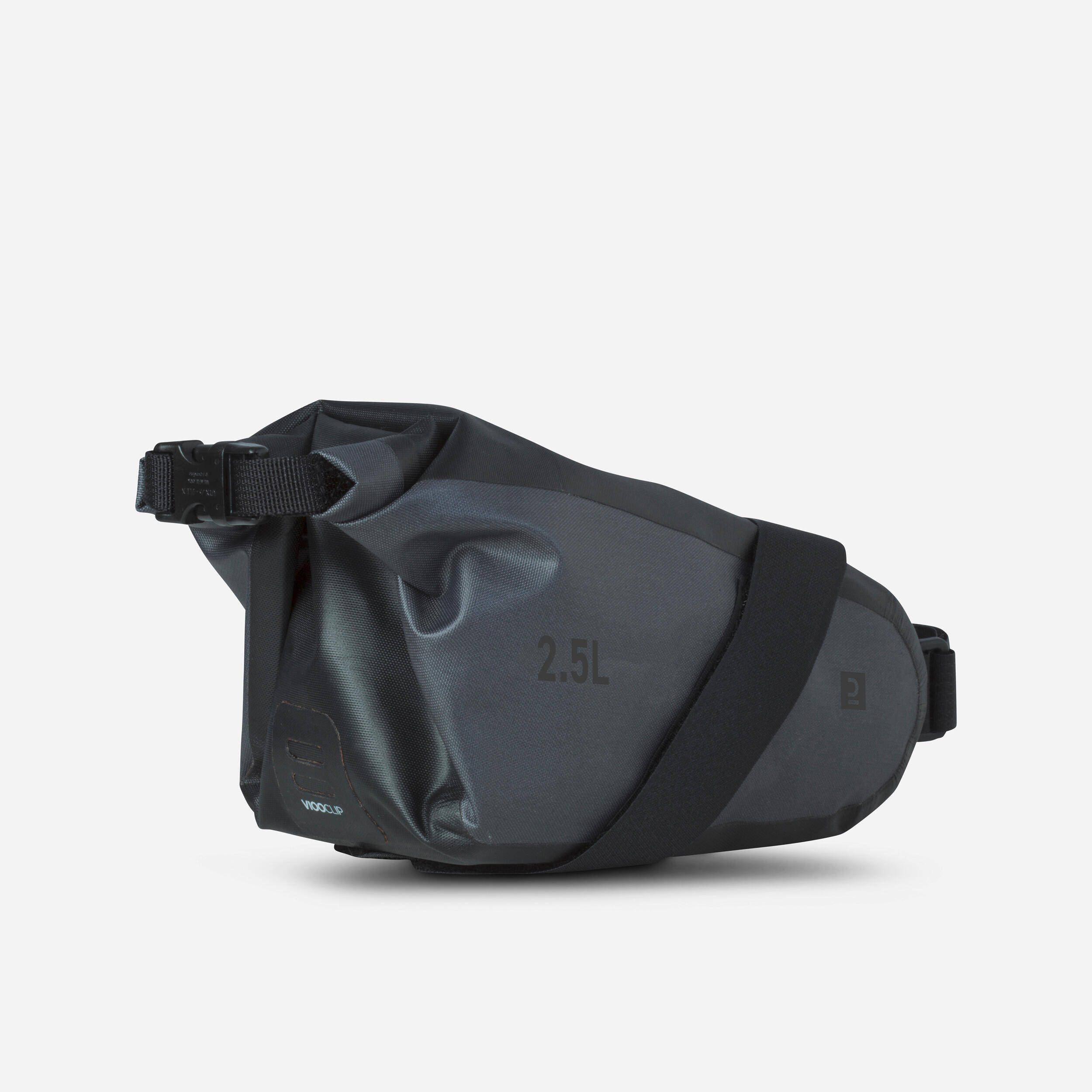 2.5 Cycling Watertight Saddle Bag - Black -  1