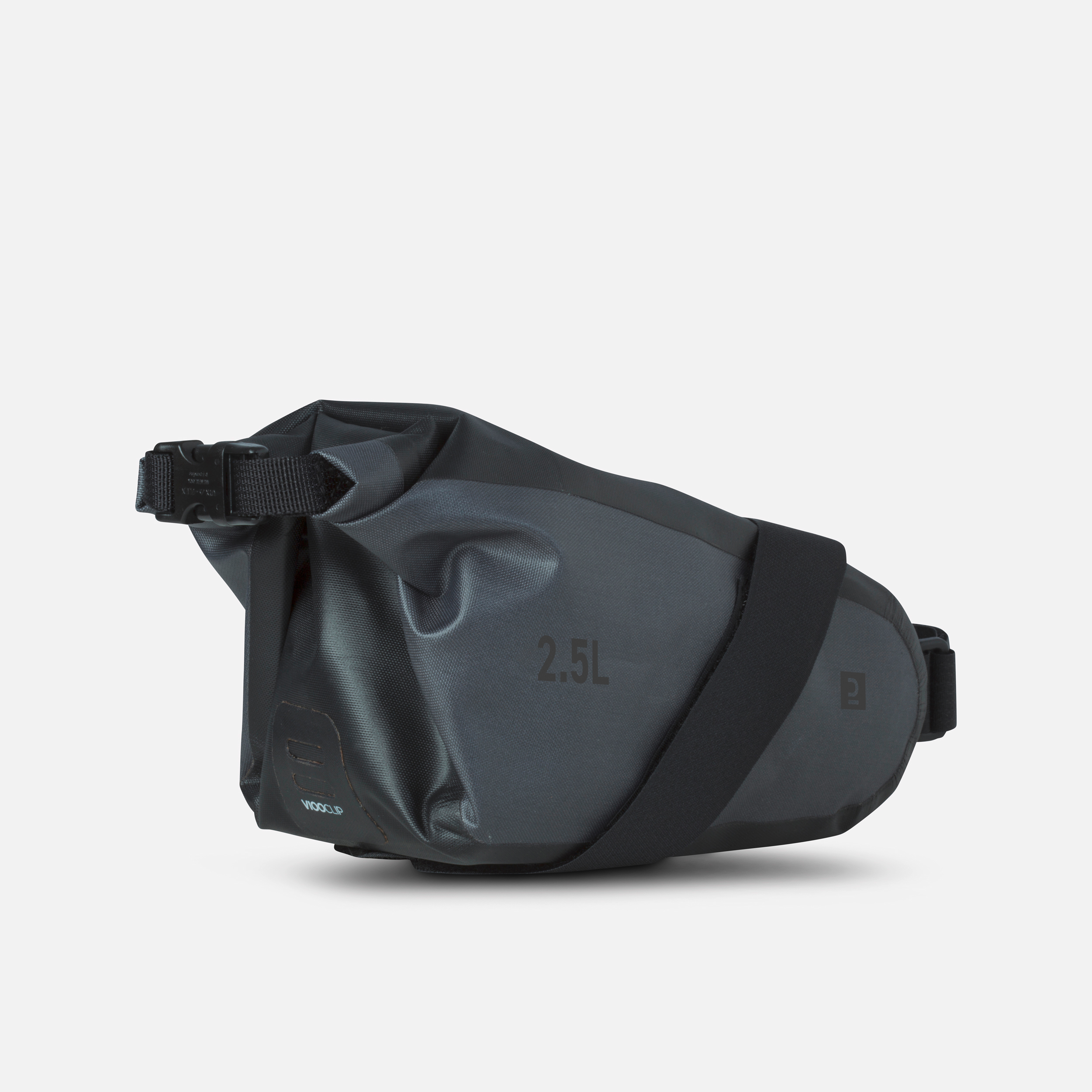 Sacoche de selle velo etanche 2,5l noir - Vélos & Accessoires - RIVERSIDE- Clubs - Entreprises - Collectivités - Associations