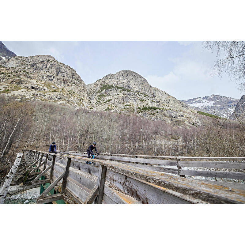 Casaco de Manga Comprida de Inverno de Bicicleta de Estrada RC500 Homem Preto