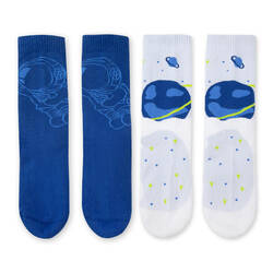 Two-Pack Roller Socks - Space Travel