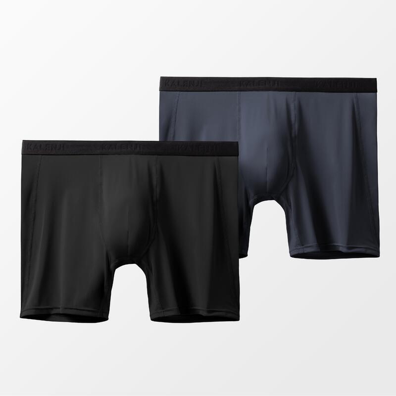 MEN'S LIGHTWEIGHT AND BREATHABLE RUNNING BOXERS PACK OF 2