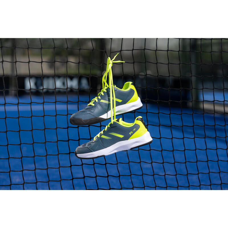 Chaussure de padel adulte - Kuikma PS 190 gris jaune