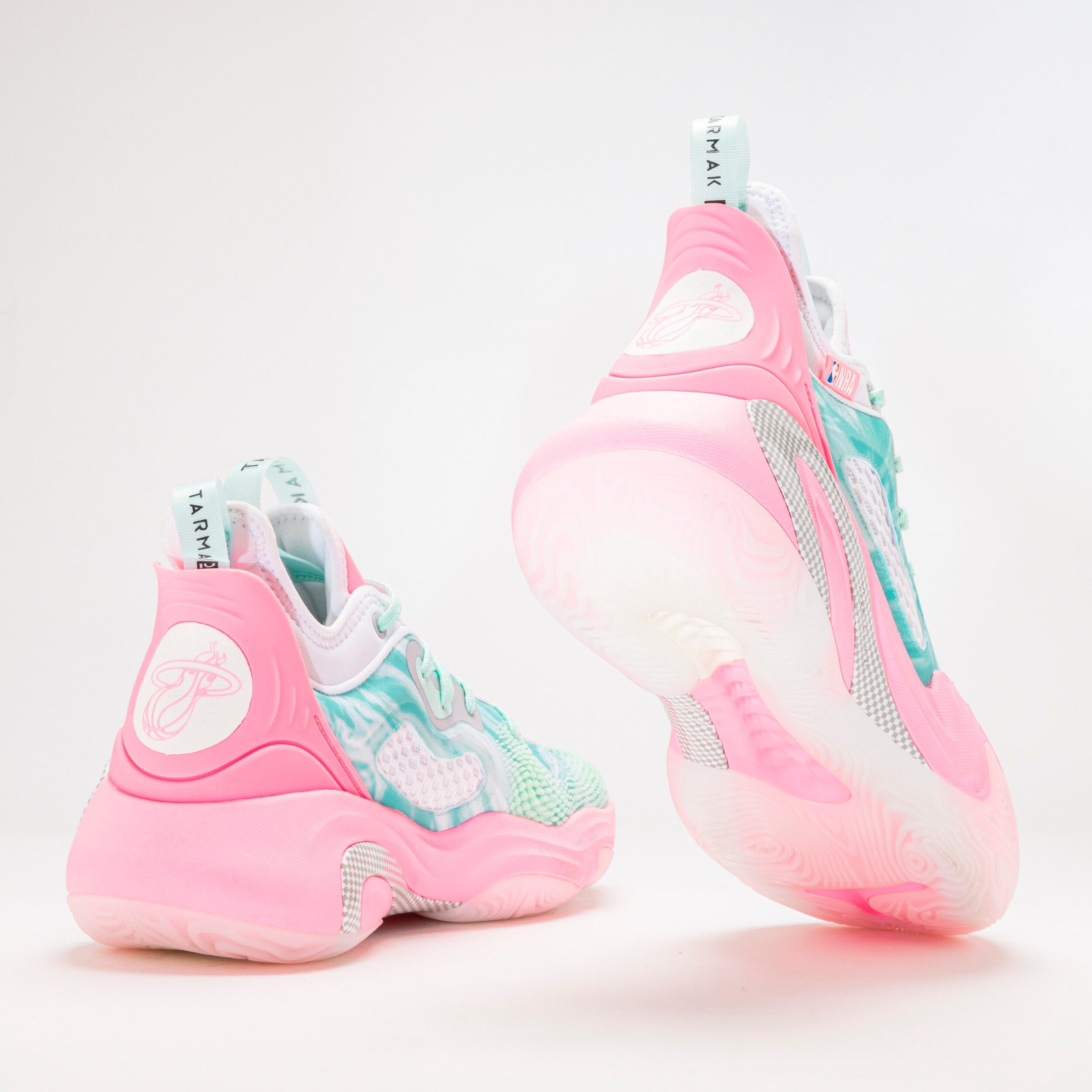 Men's/Women's Basketball Shoes SE900 - NBA Miami Heat/Green/Pink 3/9