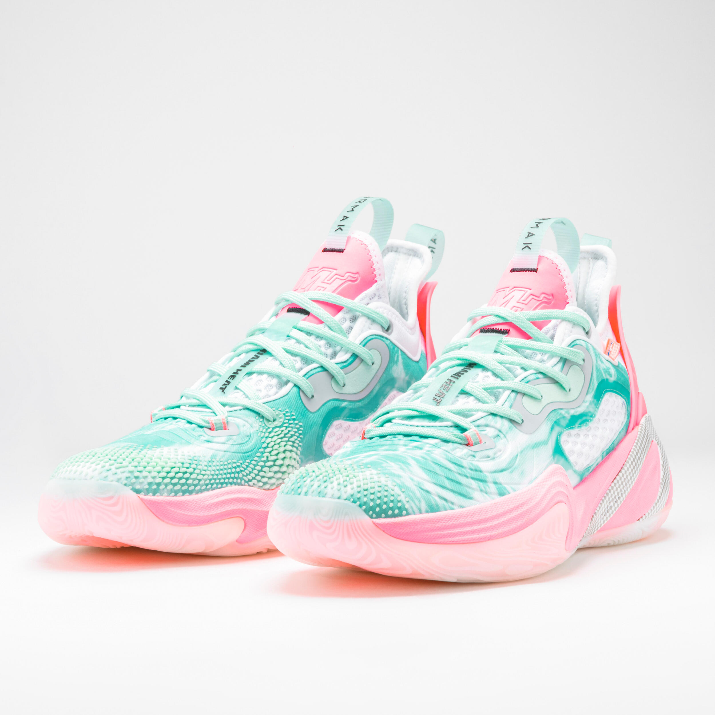 Men's/Women's Basketball Shoes SE900 - NBA Miami Heat/Green/Pink 2/9